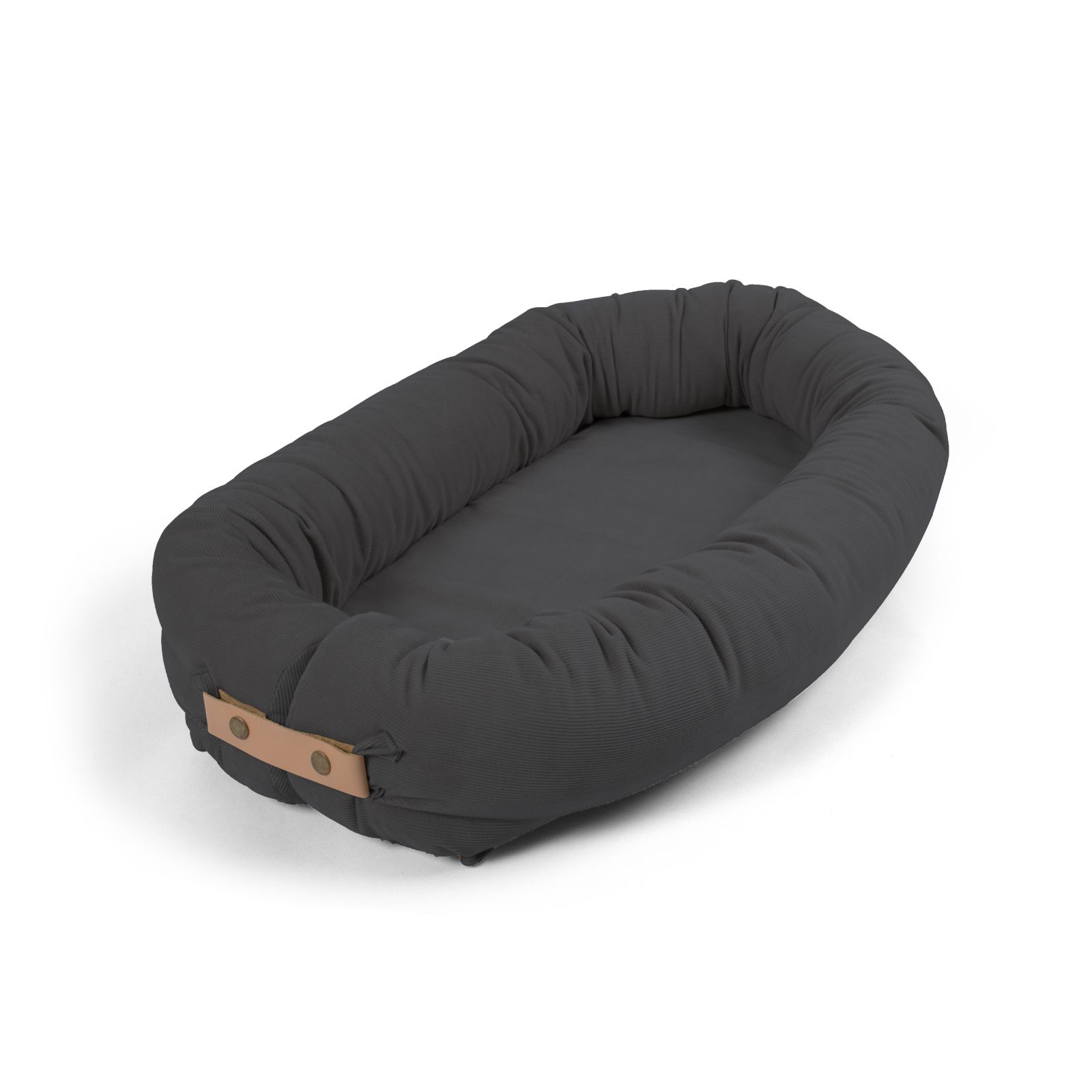Filibabba Babynest Corduroy Stone grey