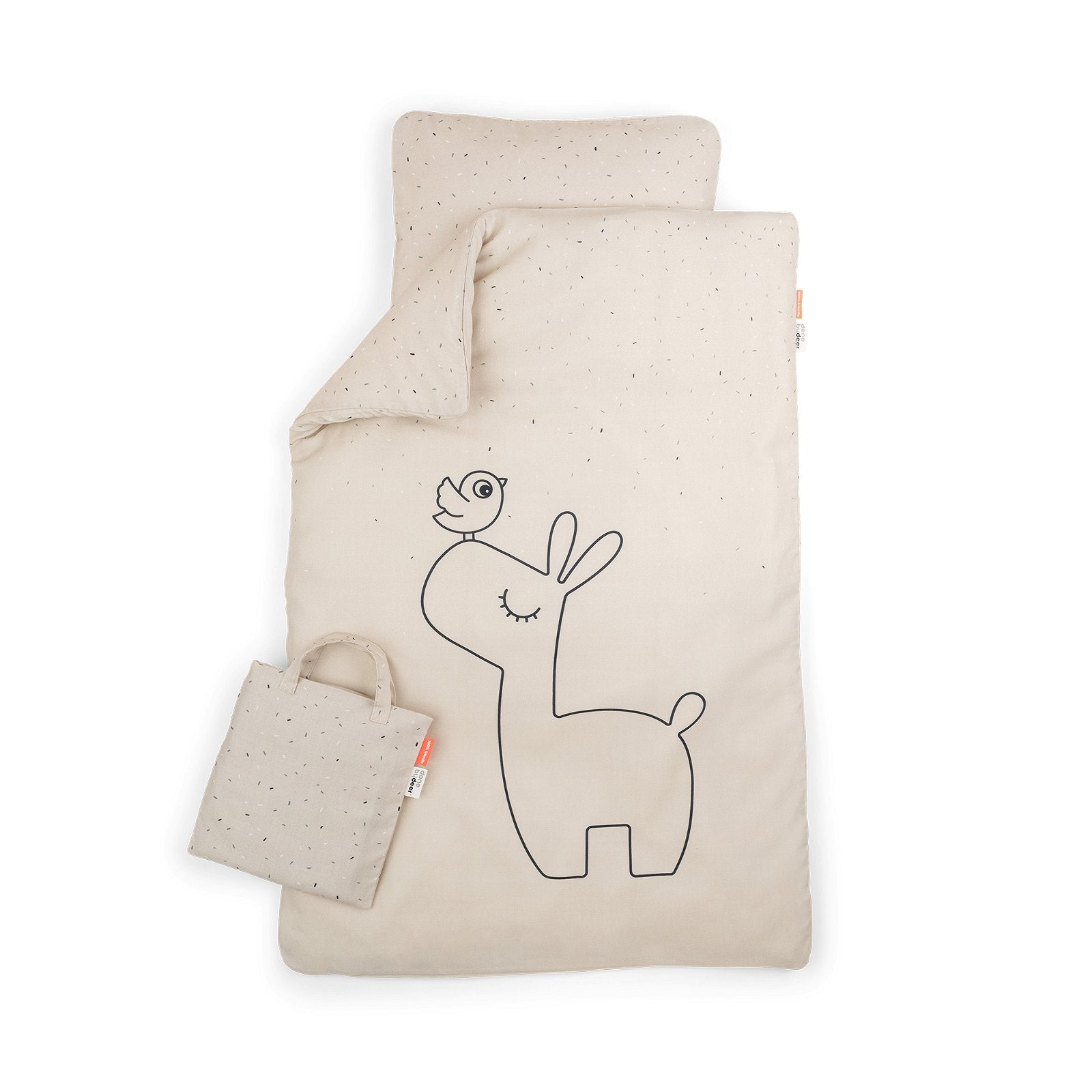 Done By Deer Bäddset 100x130 Lalee Sand