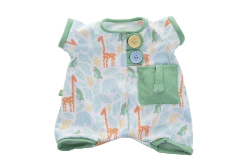 Rubens Barn Baby Docktillbehör Pyjamas Grön
