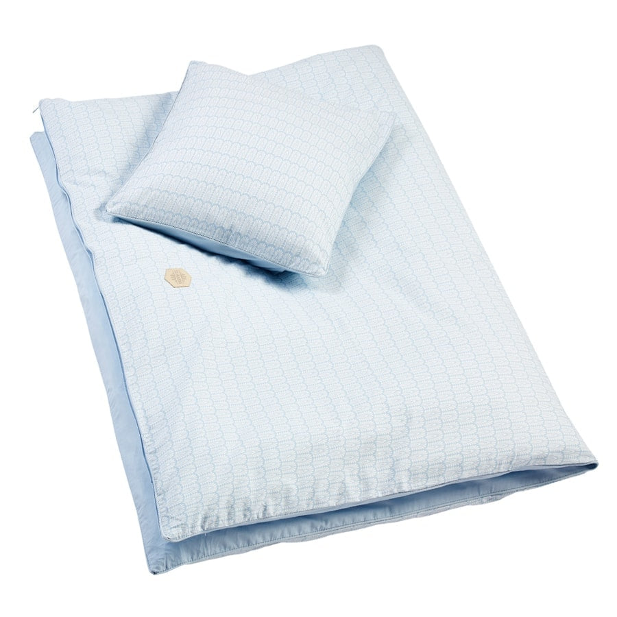 Filibabba Bäddset Baby Nordic Blue 80x70cm